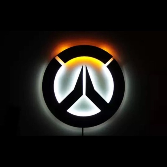 Overwatch Logo 3D Desk Light - Picture 2 of 4